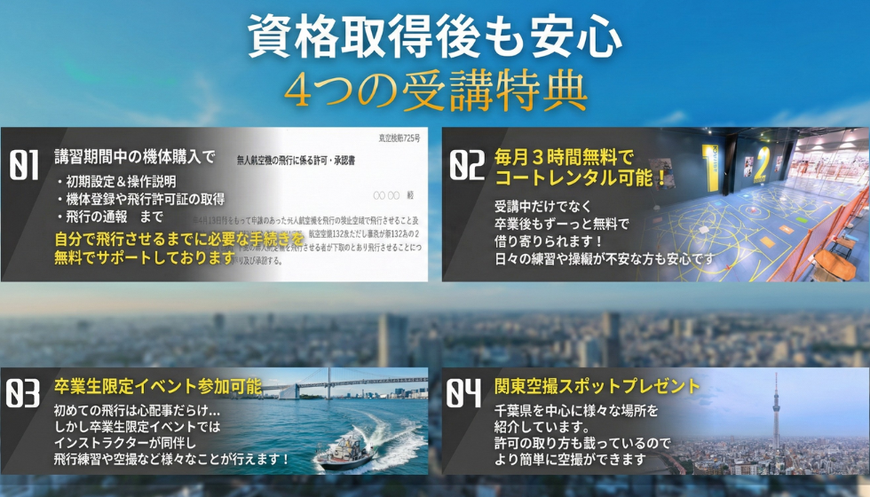 ドローンスクール千葉幕張の紹介写真6